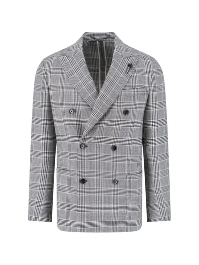 LARDINI DOUBLE-BREASTED BLAZER