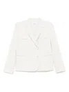 Lardini Double-breasted Blazer In Neutrals