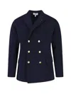 Lardini Double-breasted Jacket Flap Pockets
