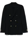Lardini Double-breasted Blazer In Blue