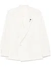 Lardini Strong Attitude Double-breasted Jacket In White