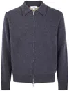 Lardini Double Knit Bomber Jacket Clothing In Gray