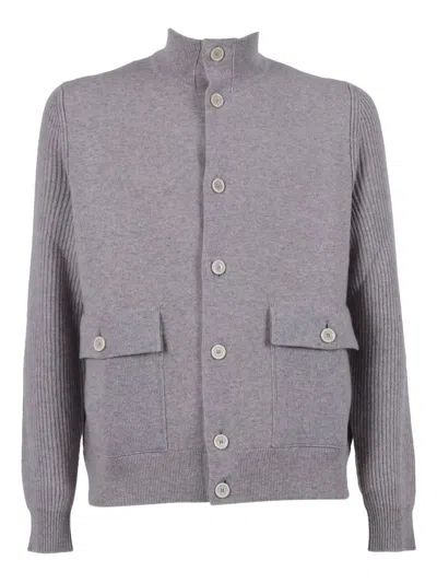 LARDINI LARDINI DOUBLE KNITTED JACKET CLOTHING