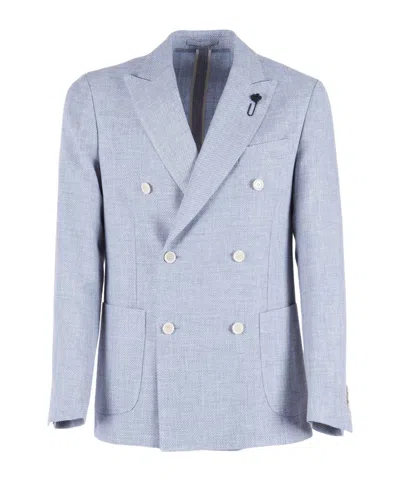 LARDINI DOUBLE-BREASTED BLAZER