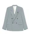 Lardini Double-breasted Blazer In Blue