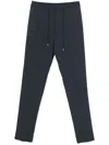 Lardini Drawstring Trousers In Blue