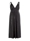 Lardini Dress With Straps Velvet Effect