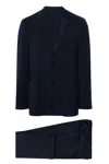 Lardini Single-breasted Suit In Blue
