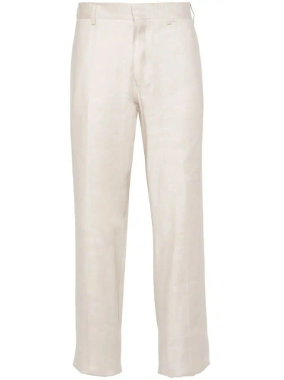 Lardini Slim-fit Chino Trousers In Neutrals