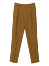 Lardini Pleated Trousers In Gold