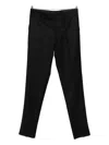 Lardini Pressed-crease Trousers In Black