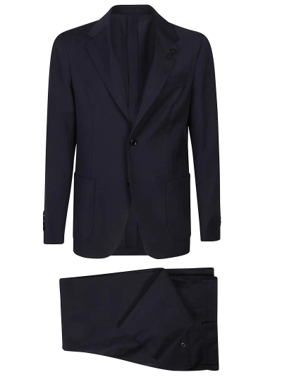 Lardini Easy Wear Suit In Blu