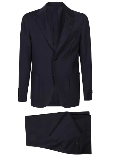 Lardini Easy Wear Suit In Blue
