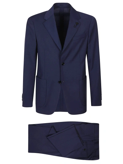 Lardini Easy Wear Suit In Blu