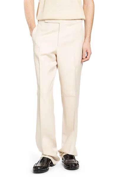 Lardini Ecovero Trousers In Neutral