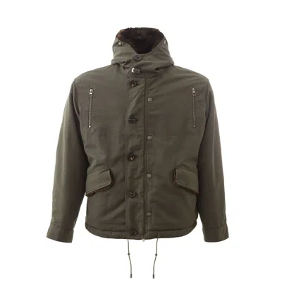 Lardini Elegant Cotton Army Jacket For Men