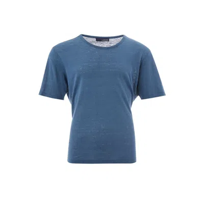 Lardini Elegant Cotton Blue Men's T-shirt