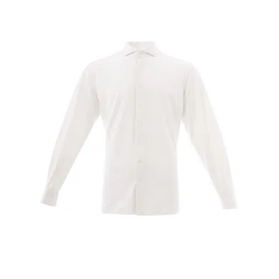 Lardini Elegant Cotton Men's Men's Shirt In White