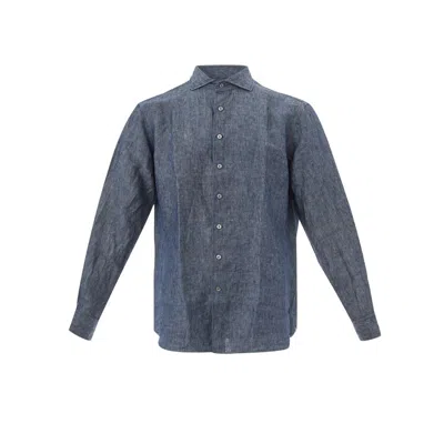 LARDINI ELEGANT FLAX SHIRT FOR MEN'S MEN