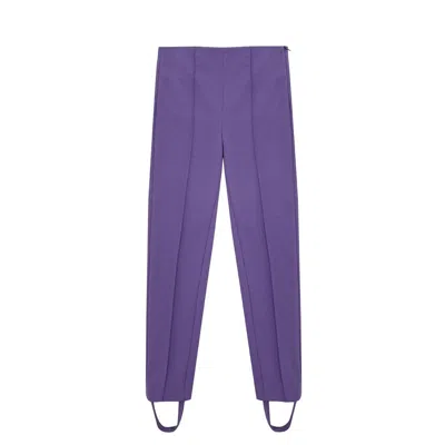 Lardini Elegant Purple Viscose Pants