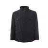 Lardini Reversible Drawstring-waist Jacket In Blue
