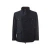 Lardini Reversible Drawstring-waist Jacket In Blue