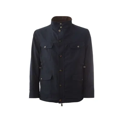 Lardini Elegant Wool Men's Men's Jacket In Blue