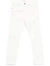 Lardini Embossed-buttons Jeans In White