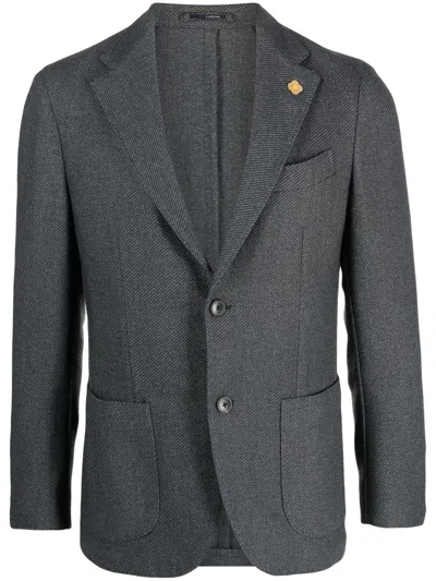 Lardini Sakko Aus Tweed In Grey