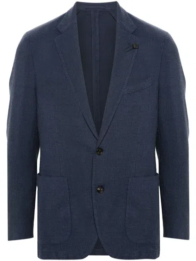 LARDINI GIACCA UOMO TINTA IN CAPO DROP 7 R NR,EQ301AV97.EQR62203 851TW MULTI