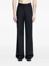 Lardini Pantaloni Crepe Covert In Black