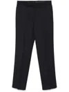 Lardini Tailored Trousers With Rear Pockets In Blue