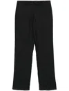 Lardini Wool Straight-leg Trousers In Black
