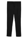 Lardini Pressed-crease Trousers In Black