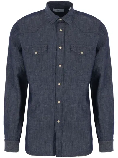 Lardini Essuren Shirt In Blue