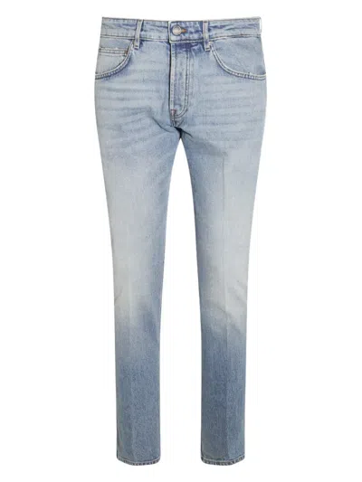 Lardini Faded-wash Jeans In Blue