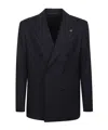 Lardini Feeling Double-breasted Jacket In Blue