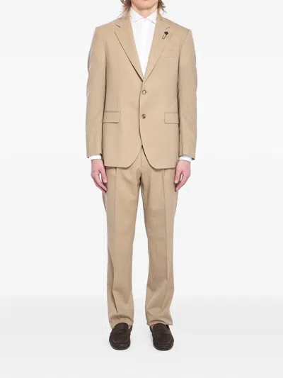 Lardini Feeling Single-breasted Classic Suit In Brown