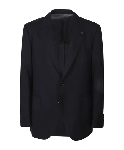 Lardini Feeling Wool Jacket In Blue