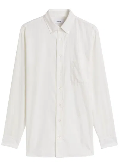 Lardini Fine-cord Shirt In Sand