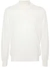 Lardini Fine-knit Virgin Wool Jumper In White