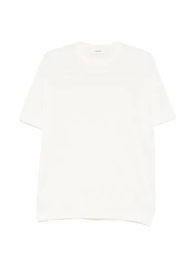 Lardini Fine-knit T-shirt In White