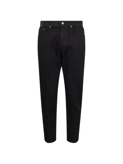 Lardini Five-pocket Jeans In Black