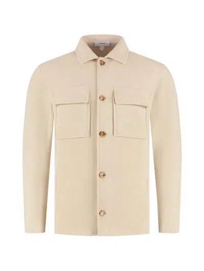 Lardini Flap-pocket Jacket In Neutral