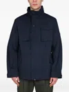 Lardini Flap-pocket Windbreaker Jacket In Blue