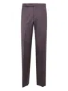 Lardini Drop Regular Trousers In Brown