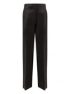 Lardini Flat-front Trousers In Brown
