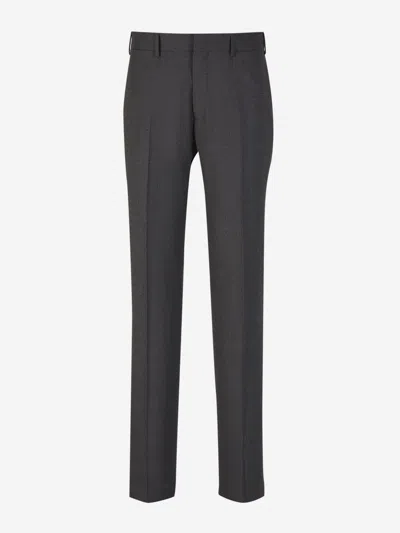 Lardini Formal Wool Trousers In Grey