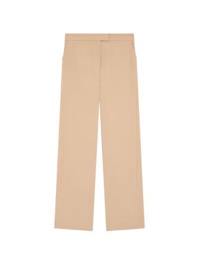 Lardini Gabardine Straight-leg Trousers In Neutral