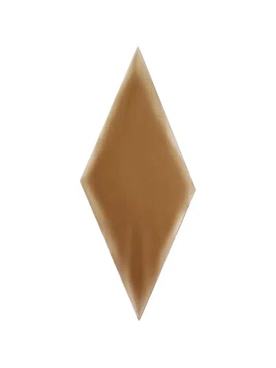 Lardini Geometric Scarf In Brown